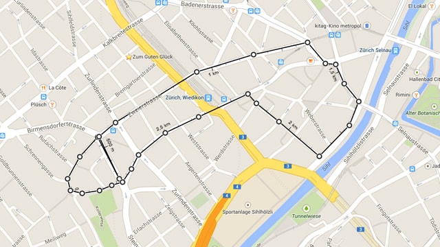 Penis in Wiedikon, auf der Karte geplant. Penis in Wiedikon, auf der Karte geplant.