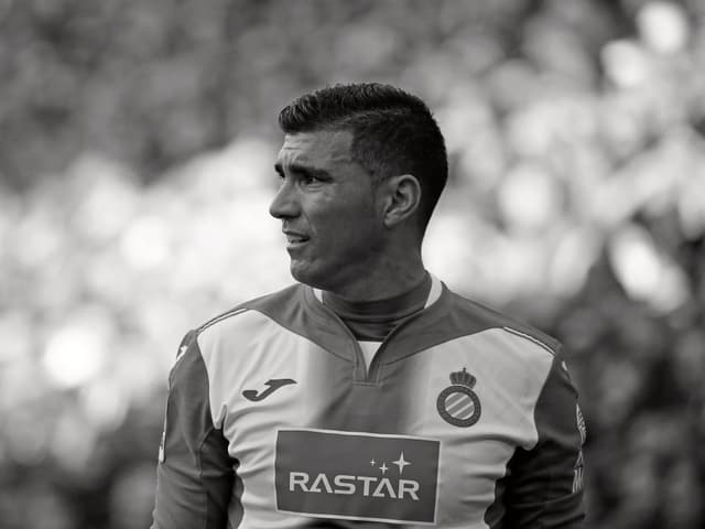 José Antonio Reyes im Trikot von Espanyol Barcelona. José Antonio Reyes im Trikot von Espanyol Barcelona.