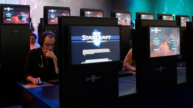 StarCraft spieler an der Gamescom StarCraft spieler an der Gamescom