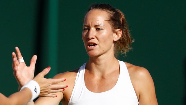 Conny Perrin bestreitet erstmals eine Qualifikation für ein Major-Turnier. Conny Perrin bestreitet erstmals eine Qualifikation für ein Major-Turnier.