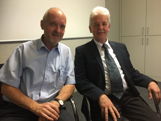 Erich Hotz und Bruno Graber. Erich Hotz und Bruno Graber.
