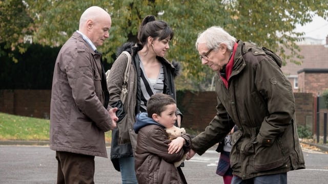 Regisseur Ken Loach spricht mit Schauspielern von «I, Daniel Blake» Regisseur Ken Loach spricht mit Schauspielern von «I, Daniel Blake»