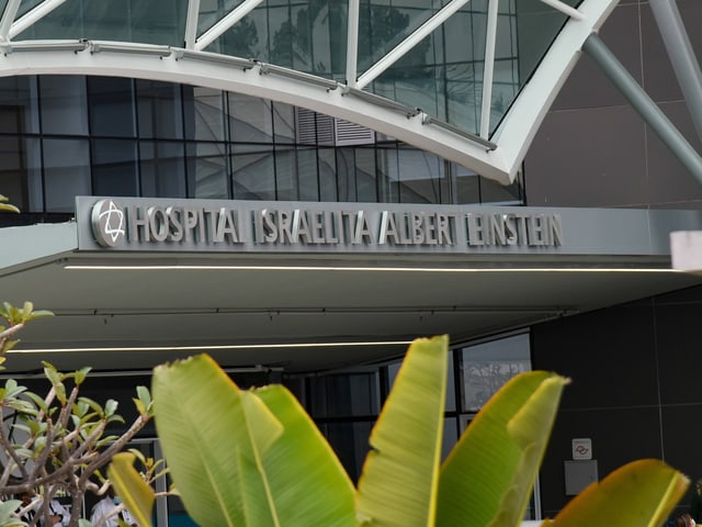Das Albert Einstein Hospital von aussen. Das Albert Einstein Hospital von aussen.