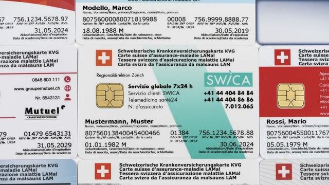 Karten von Krankenkassen. Karten von Krankenkassen.