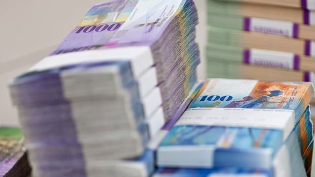 Schweizer Banknoten. Schweizer Banknoten.
