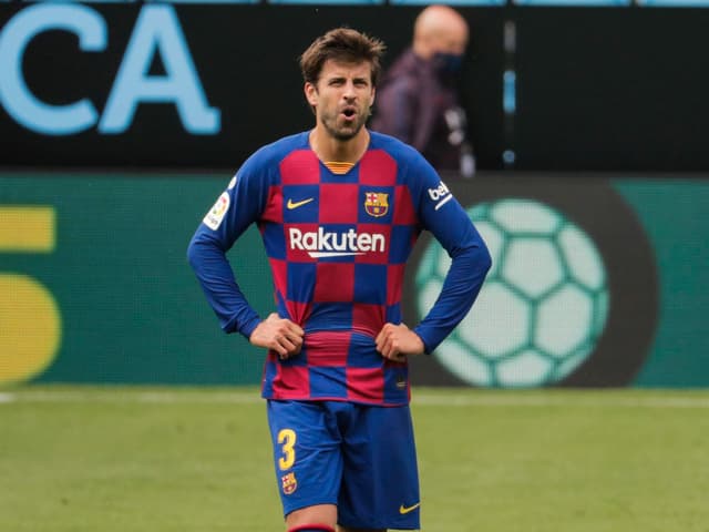 Barcelona-Spieler Gerard Pique. Barcelona-Spieler Gerard Pique.