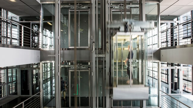 Ansicht eines Schindler-Lifts Ansicht eines Schindler-Lifts