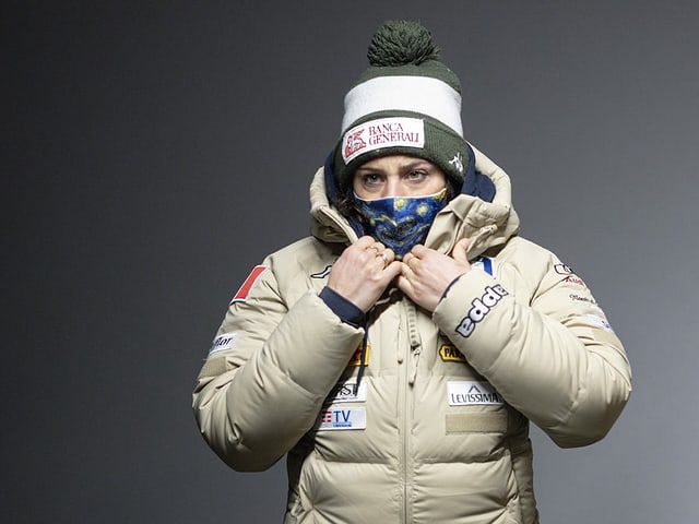Federica Brignone kann die Massnahmen der FIS nicht verstehen. Federica Brignone kann die Massnahmen der FIS nicht verstehen.