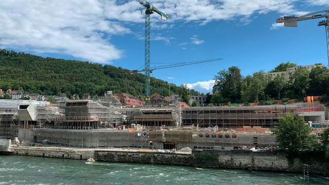 Die Therme im Bauzustand vom Juni 2020. Die Therme im Bauzustand vom Juni 2020.