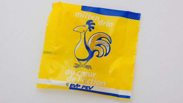 Werbegeschenk der EVP Werbegeschenk der EVP