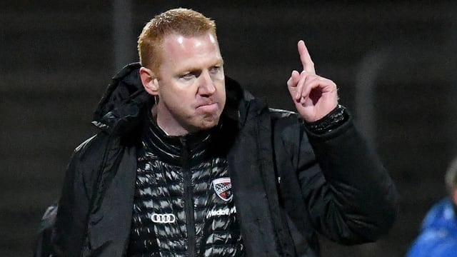 Mike Walpurgis gewinnt mit Ingolstadt gegen Darmstadt. Mike Walpurgis gewinnt mit Ingolstadt gegen Darmstadt.