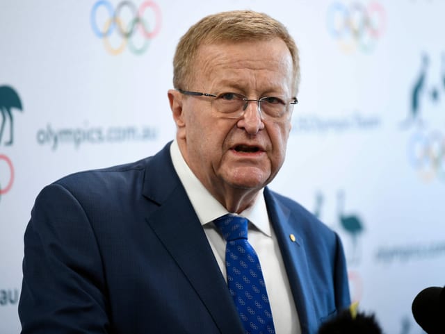 Hofft auf einen Entscheid innerhalb von 4 Wochen: John Coates, Leiter der IOC-Koordinierungskommission für die Spiele in Tokio. Hofft auf einen Entscheid innerhalb von 4 Wochen: John Coates, Leiter der IOC-Koordinierungskommission für die Spiele in Tokio.