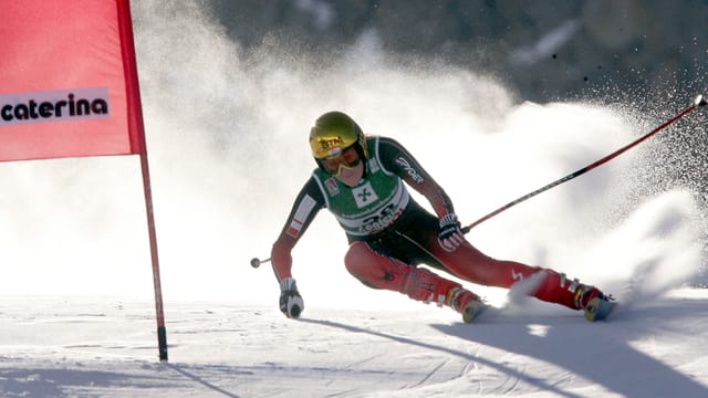 Skifahrerin. Skifahrerin.