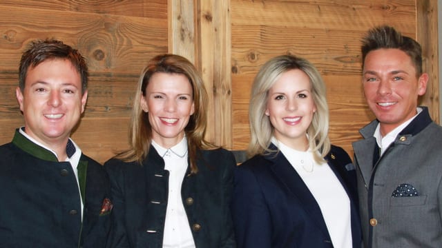 (da san.) Chris e Susan Faber, Cornelia e Marcel David. (da san.) Chris e Susan Faber, Cornelia e Marcel David.