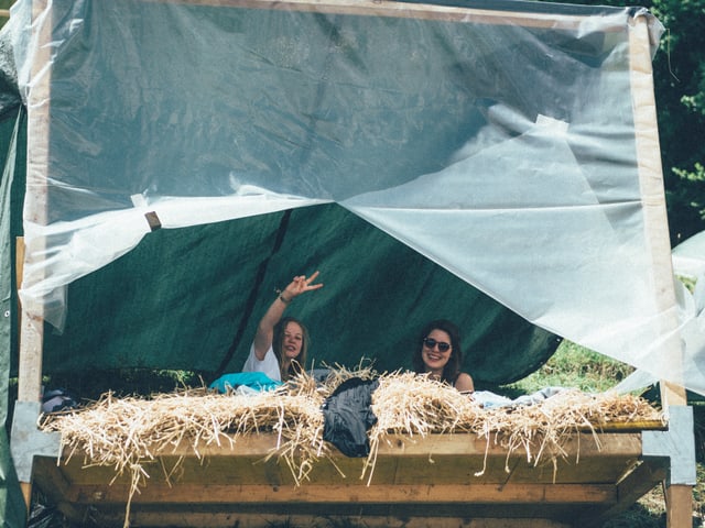 Hütte am St.Galler OpenAir