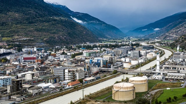 Lonza-Gelände in Visp Lonza-Gelände in Visp