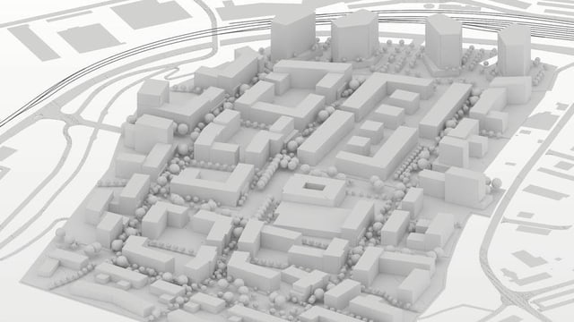 Modell Stadtquartier Modell Stadtquartier