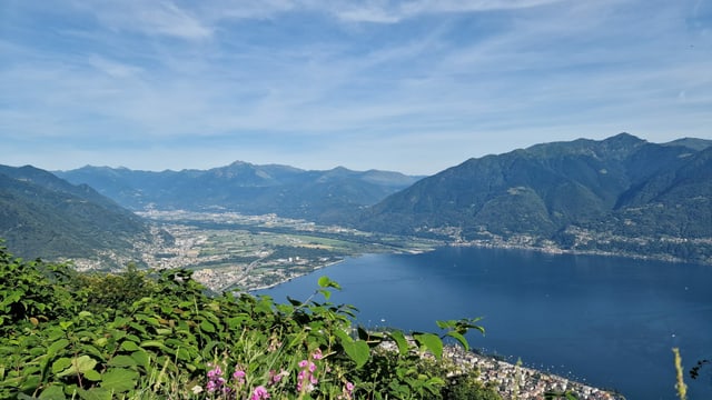View of Lake Maggiore.