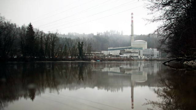 Blick auf das AKW Mühleberg Blick auf das AKW Mühleberg