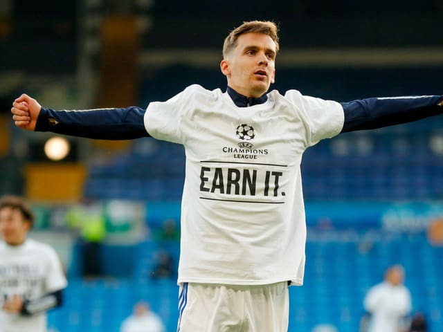 Leeds im Aufwärm-Trikot Leeds im Aufwärm-Trikot