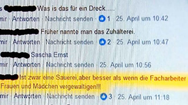 Rassistische Kommentare unter dem Fake-News-Artikel. Rassistische Kommentare unter dem Fake-News-Artikel.