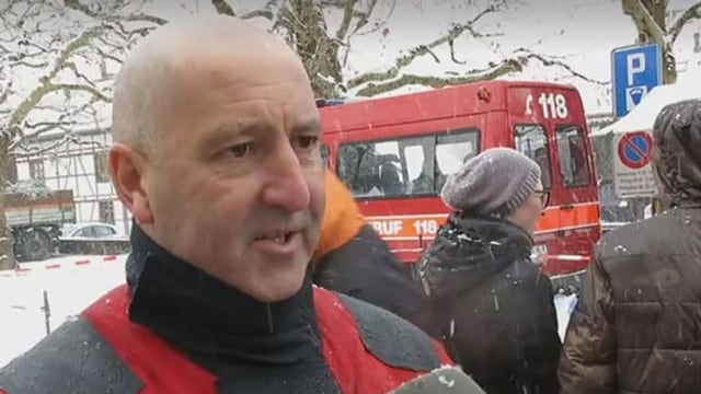 Feuerwehrkommandant Guido Sohm über den ernsten Hintergrund der Sache