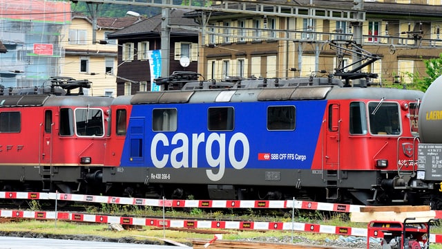 SBB-Cargo-Wagen auf schiene SBB-Cargo-Wagen auf schiene