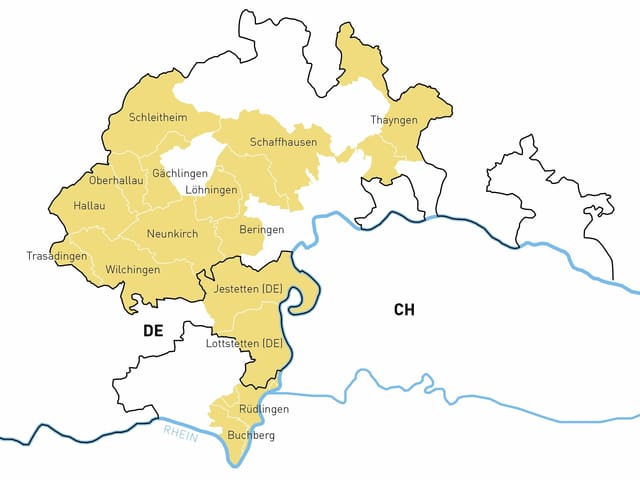 Karte aller Gemeinden des Naturparks Karte aller Gemeinden des Naturparks