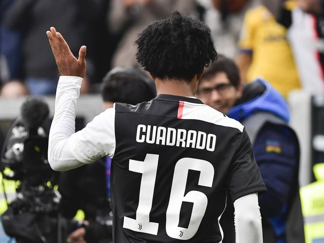 Juan Cuadrado und sein Juventus haben am Mittwoch doch spielfrei. Juan Cuadrado und sein Juventus haben am Mittwoch doch spielfrei.
