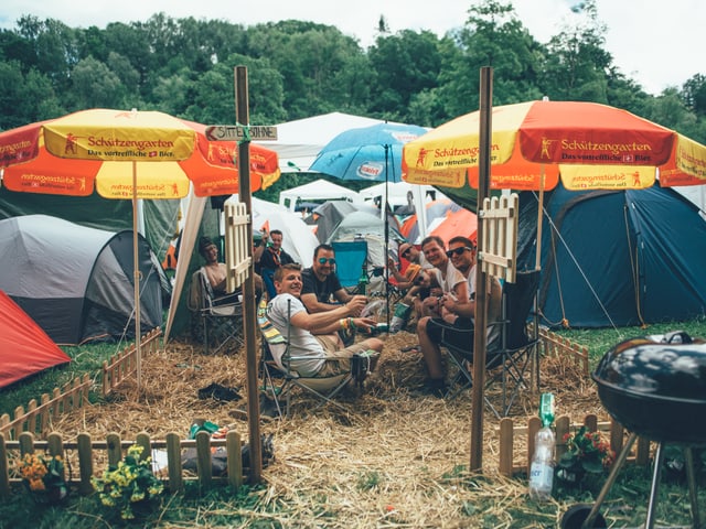 Bau am OpenAir St.Gallen
