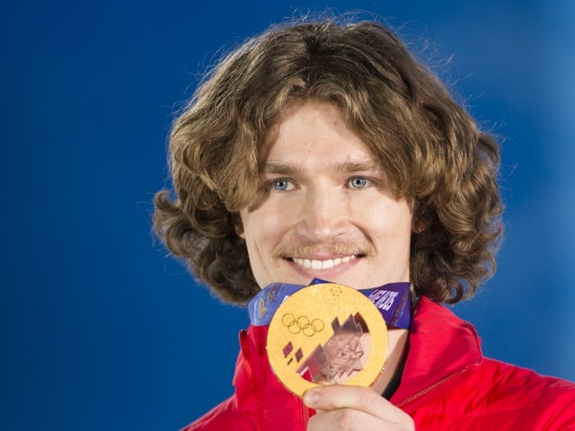 Iouri Podladtchikov mit Olympia-Gold 2014.