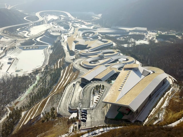 Die Olympiabahn von Peking 2022. Die Olympiabahn von Peking 2022.