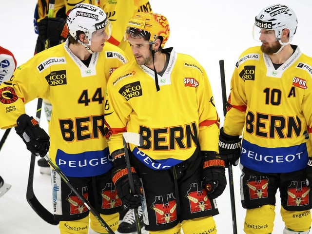 Die Spieler des SCB. Die Spieler des SCB.