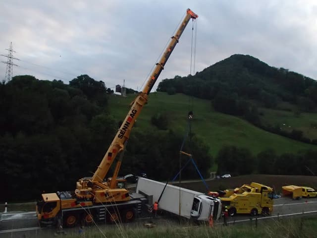 Bergung mit Kran Bergung mit Kran