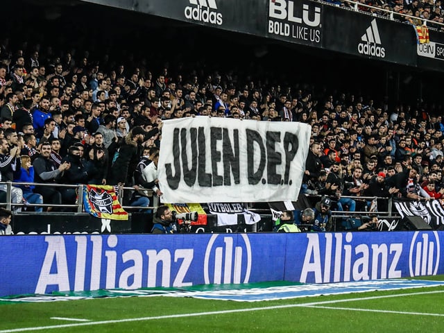 Transparent bei La-Liga-Match