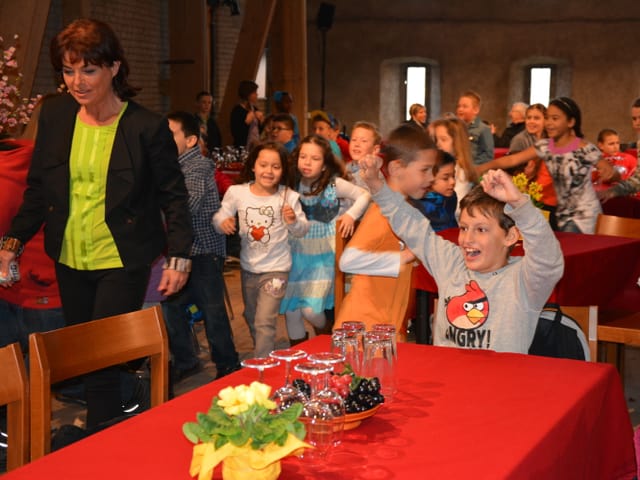 Monika Fasnacht und Kinder