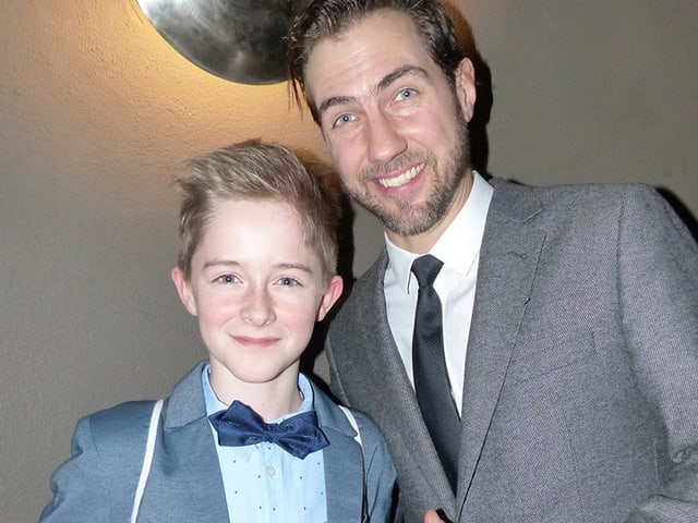 Joshua Broger mit Manu Burkart