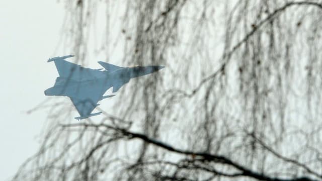 Gripen beim Überflug. Gripen beim Überflug.