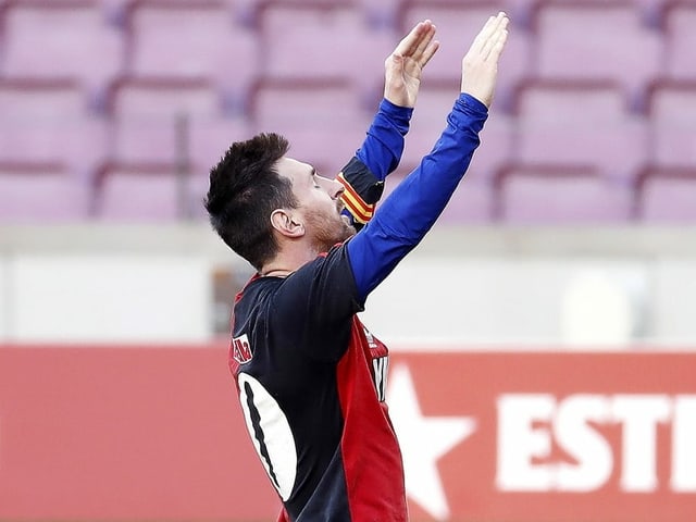 Messi jubelt