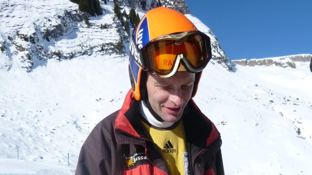 Mann im Schnee Mann im Schnee