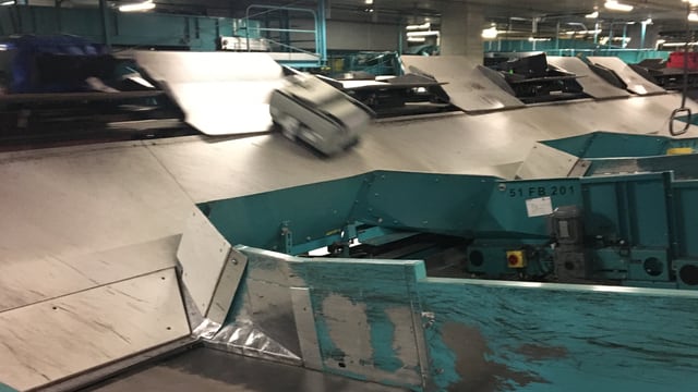 Gepäcksortieranlage am Flughafen Zürich Gepäcksortieranlage am Flughafen Zürich