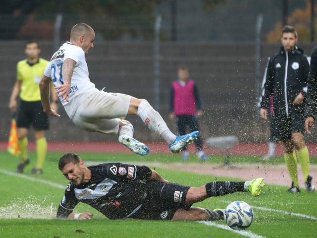 Marco Schönbächler in Lugano. Marco Schönbächler in Lugano.