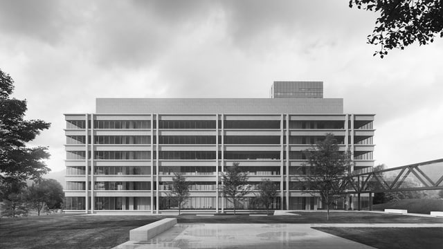 Siegerprojekt Polizeigebäude Modellfoto Siegerprojekt Polizeigebäude Modellfoto