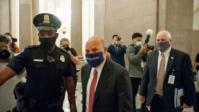 DeJoy am 5. August im Kapitol in Washington DeJoy am 5. August im Kapitol in Washington