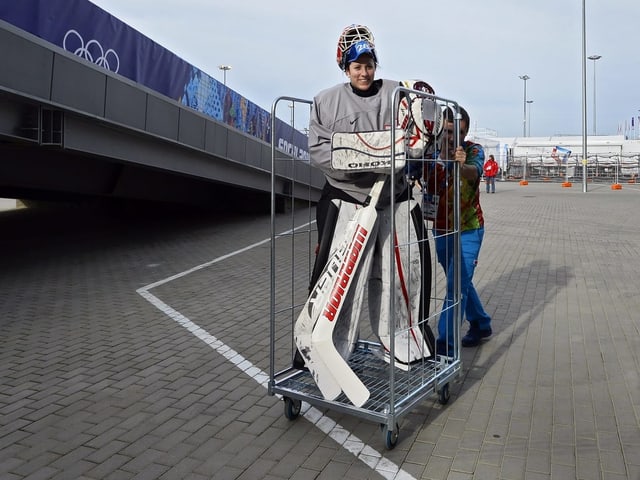 Hockeyspielerin Sophie Anthamatten Hockeyspielerin Sophie Anthamatten