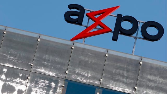 Axpo-Schild Axpo-Schild