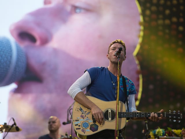Coldplay live aus dem Letzigrund.