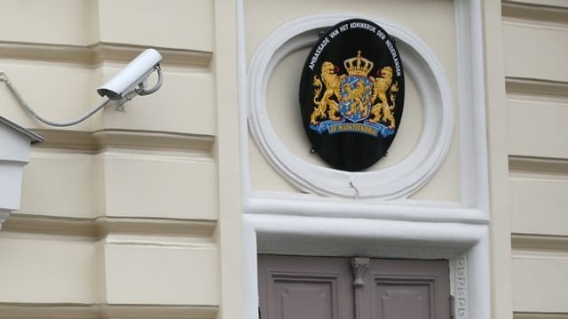 Die niederländische Botschaft in Moskau. Die niederländische Botschaft in Moskau.