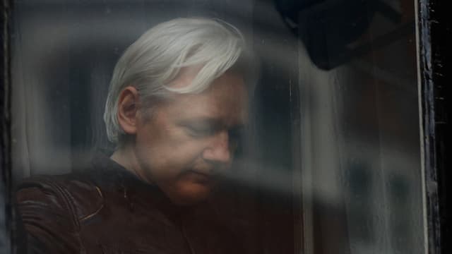 Wikileaks-Gründer Julian Assange hinter einem Fenster der ecuadorianischen Botschaft in London. (reuters) Wikileaks-Gründer Julian Assange hinter einem Fenster der ecuadorianischen Botschaft in London. (reuters)