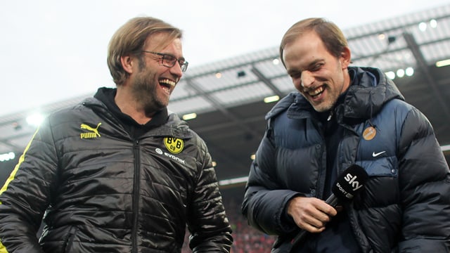 Jürgen Klopp (l.) und Thomas Tuchel 2012. Jürgen Klopp (l.) und Thomas Tuchel 2012.